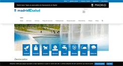 Desktop Screenshot of madridsalud.es